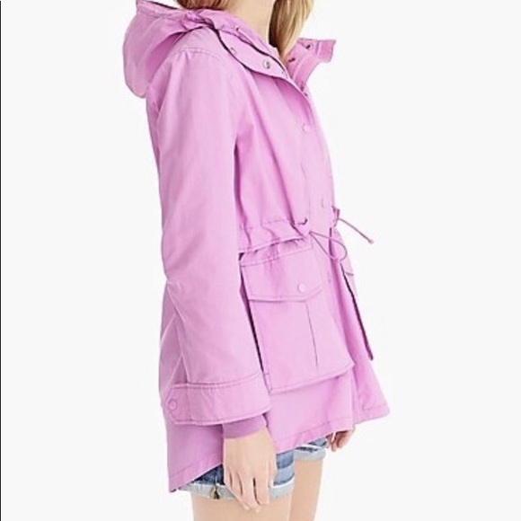j crew perfect rain jacket